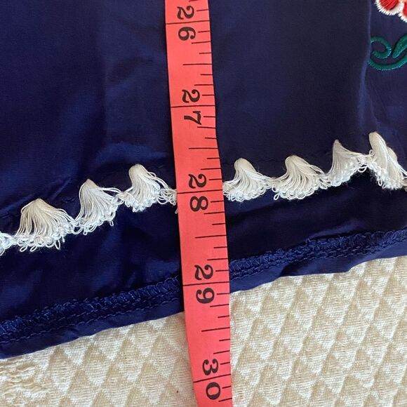 Ashir Aley 100% Cotton Embroidered Bohemian Loose Fitting Top - Picture 10 of 13